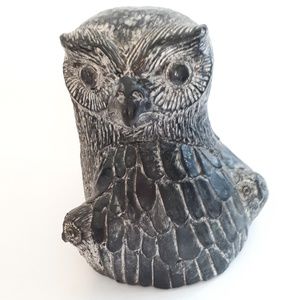 owl sculpture. A Wolf Original (box 90)